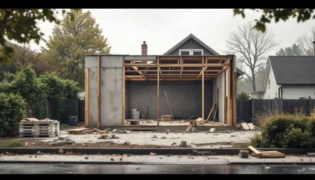 Une construction en cours d'un voisin faite illégalement, sans déclaration de travaux